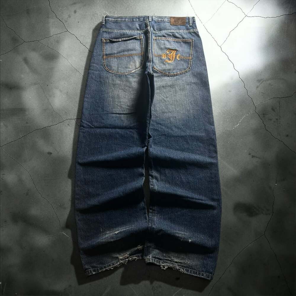 Vintage Sean John Baggy Hip Hop Denim Jeans Blue